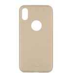 Maciņi Tellur Apple Cover Slim Synthetic Leather for iPhone X/XS gold 