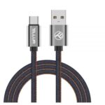Laadijad ja juhtmed Tellur  Data cable, USB to Type-C, 1m denim 