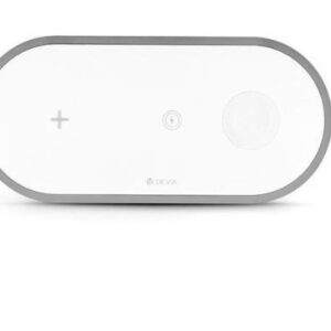 Cables and wires Devia  3In1 Charger for smart phone & Applewatch & Earphone V4 (10W) white 