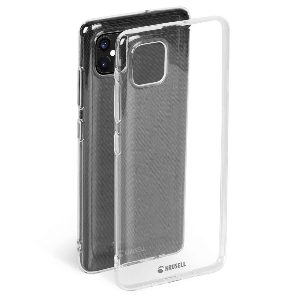 Dėklai Krusell Apple SoftCover Apple iPhone 12 mini transparent