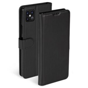 Knygos tipo dėklas dėklai Krusell Apple PhoneWallet Apple iPhone 12 Pro Max black 