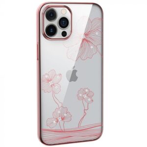 Cases Devia Apple Crystal Flora case iPhone 12 mini rose gold