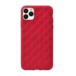 Maciņi Devia Apple Woven2 Pattern Design Soft Case iPhone 11 Pro Max red