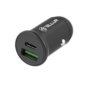 Auto accessories Tellur  Car Charger PD60W QC30W FCC7 black 