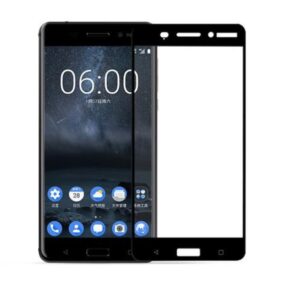 Ekraanikaitsed Tellur  Tempered Glass full cover for Nokia 6 black 