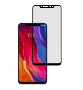 Aizsargstikli un plēves Tellur Xiaomi Tempered Glass 2.5D Full Glue for Xiaomi Mi 8 PRO black 
