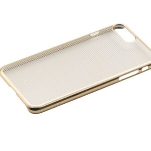 Cases Tellur Apple Cover Hard Case for iPhone 7 Plus Horizontal Stripes gold 