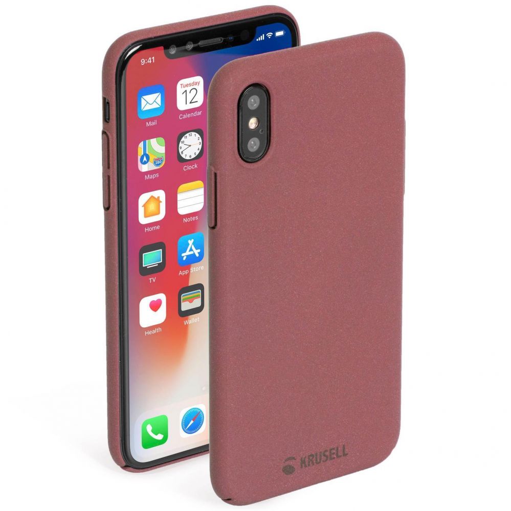 Back panel cover Krusell Apple Sandby Cover Apple iPhone X/XS rust (61093)