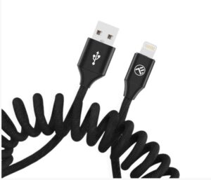 Lādēšanas ierīces un kabeļi Tellur  Data cable Extendable USB to Lightning 3A 1.8m black 