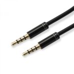 Lādēšanas ierīces un kabeļi Sbox Universal AUX Cable 3.5mm to 3.5mm blackberry black 3535-1.5B 