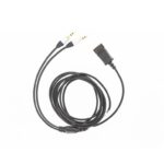 Įkrovikliai ir kabeliai Tellur  QD to 2 x Jack 3.5mm adapter cable 2.2m black 