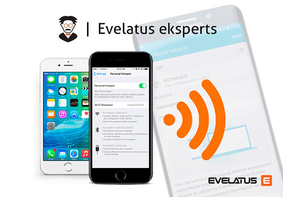 Evelatus Expert! Hotspot või mobiilne hotspot režiim