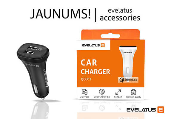 ​JAUNUMS – Evelatus Car Charger!