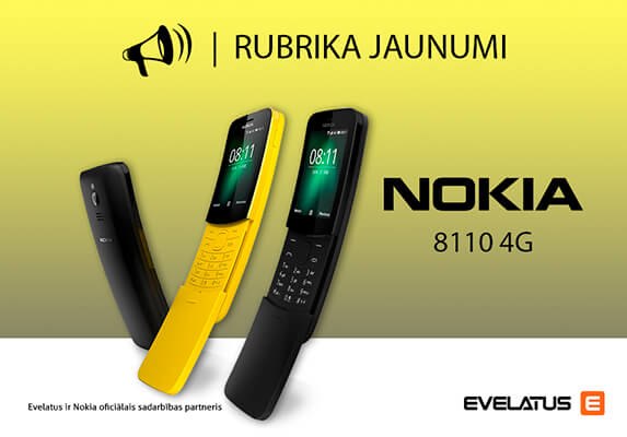 Evelatus “JAUNUMI” – “Nokia” nesen laidusi klajā kāda leģendāra modeļa atgriešanos – 8110