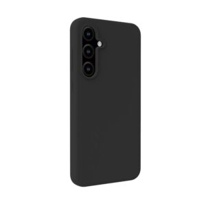 Aizmugurējais vāciņš Evelatus Samsung Galaxy S24 FE Premium Magnetic Soft Touch Silicone Case Black