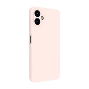 Back panel cover Evelatus Samsung Galaxy A06 5G Premium Magnetic Soft Touch Silicone Case Pink Sand