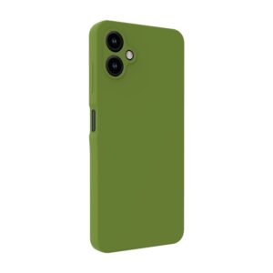 Aizmugurējais vāciņš Evelatus Samsung Galaxy A06 5G Premium Magnetic Soft Touch Silicone Case Army Green