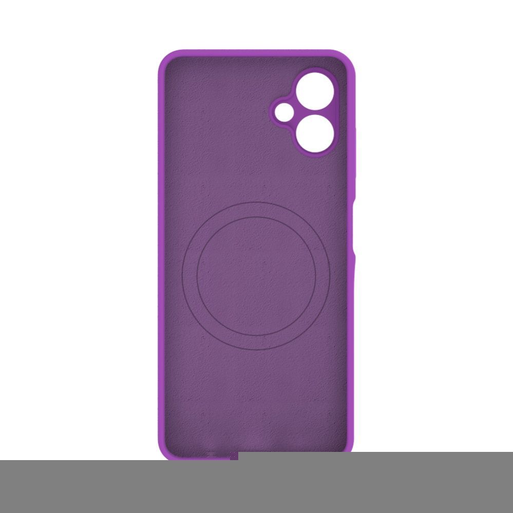 Back panel cover Evelatus Samsung Galaxy A06 5G Premium Magnetic Soft Touch Silicone Case Grape