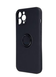 Tagakaaned iLike Apple Finger Grip case for iPhone 16 6,1 Black