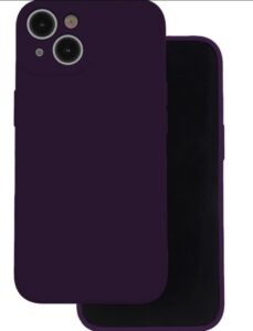 Aizmugurējais vāciņš iLike Apple Silicon case for iPhone 16 Pro Max 6,9 Plum