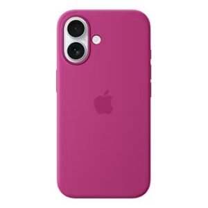 Aizmugurējais vāciņš Apple - iPhone 16 Silicone Case with MagSafe Fuchsia