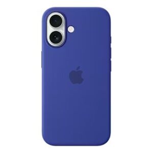Tagakaaned Apple - iPhone 16 Silicone Case with MagSafe Ultramarine