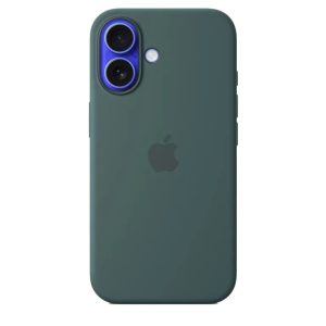 Aizmugurējais vāciņš Apple - iPhone 16 Silicone Case with MagSafe - Lake Green