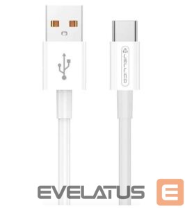 Kabelis Jellico  B1 Durable-Soft Universal USB to USB-C Data & Fast PD 20W Charger Cable 1m White
