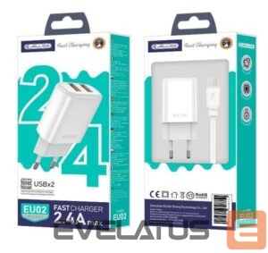 Kabelis Jellico  B1 Durable-Soft Universal USB-C to USB-C Data & Fast PD 20W Charger Cable 1m White