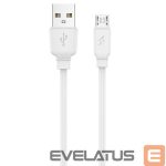 Cable Jellico  B15 Durable-Soft Universal USB-C to USB Data & Fast 3.1A Charger Cable 1m White