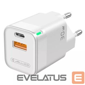 Adaptrid Jellico  C44 Mini PD 30W QC 3.0 Smart Adaptive Fast Charger with 1x USB-C (5-20V) / USB 3A White