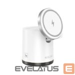 Belaidis įkroviklis Jellico  W22 4in1 Wireless charger Magsafe 15W iPhone + 3W Apple Watch + Airpods + Lamp White