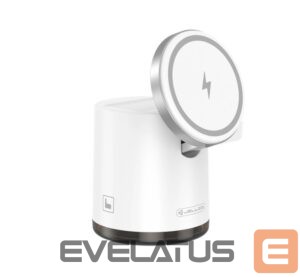 Belaidis įkroviklis Jellico  W22 4in1 Wireless charger Magsafe 15W iPhone + 3W Apple Watch + Airpods + Lamp White