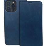 Book case iLike Samsung Galaxy A55 5G  Smart Suede cas Navy Blue
