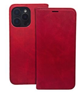 Tagakaaned iLike Samsung Galaxy A55 5G Smart Suede case Red