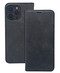 Nugarėlės dėklai iLike Samsung Galaxy A55 5G Smart Suede case Black
