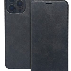 Book case iLike Samsung Galaxy A15 4G / A15 5G Smart Suede case Black