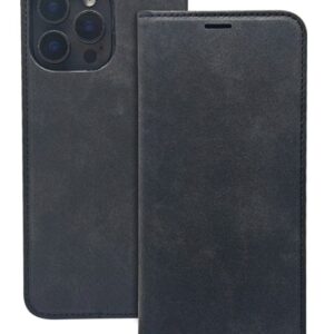 Atveramie maciņi iLike Samsung Galaxy A35 5G Smart Suede case Black