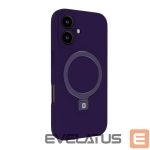 Tagakaaned Evelatus Apple iPhone 16 Premium Magsafe with Stand Soft Touch Silicone Case Purple