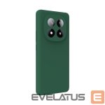 Back panel cover Evelatus Xiaomi Redmi Note 14 Pro Plus Premium Magnetic Soft Touch Silicone Case Green