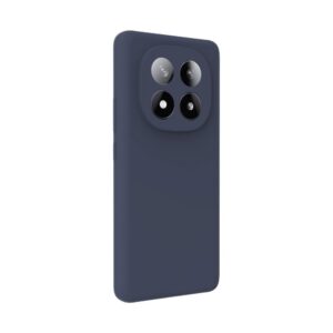 Back panel cover Evelatus Xiaomi Redmi Note 14 Pro Plus Premium Magnetic Soft Touch Silicone Case Dark Blue