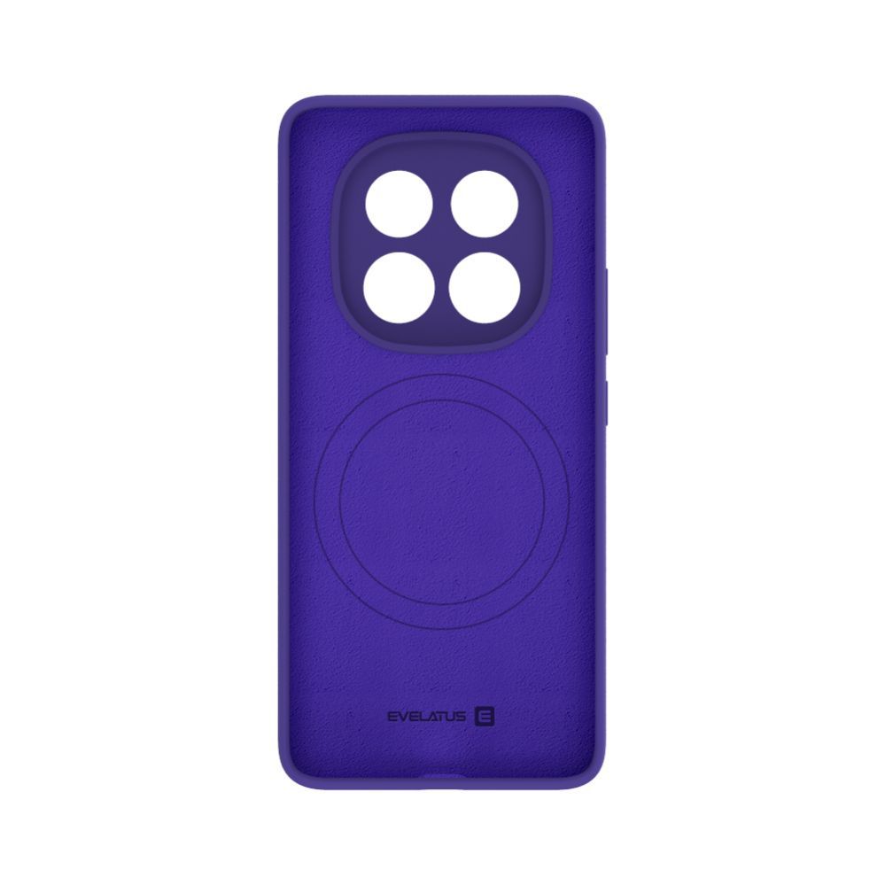 Back panel cover Evelatus Xiaomi Redmi Note 14 Pro 4G / Poco X7 Premium Magnetic Soft Touch Silicone Case Purple