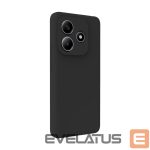 Nugarėlės dėklai Evelatus Xiaomi Redmi Note 14 Premium Magnetic Soft Touch Silicone Case Black