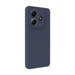 Back panel cover Evelatus Xiaomi Redmi Note 14 Premium Magnetic Soft Touch Silicone Case Dark Blue