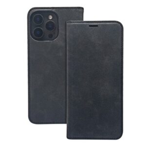 Atveramie maciņi iLike Samsung Galaxy A54 5G Smart Suede case Black