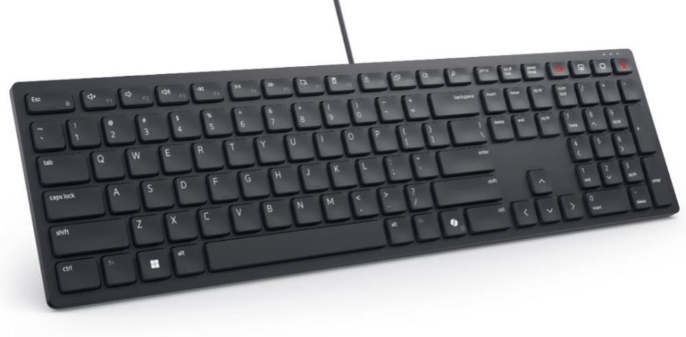 Computer keyboard Dell | Collaboration Keyboard | KB525C | Keyboard | Wired | Russian (QWERTY) | Black | USB-C