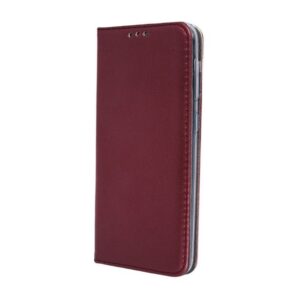 Book case iLike Samsung Galaxy A55 5G Smart Magnetic case Burgundy