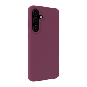 Aizmugurējais vāciņš Evelatus Samsung Galaxy S25 Premium Magnetic Soft Touch Silicone Case Maroon