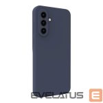 Back panel cover Evelatus Samsung Galaxy A36 Premium Magnetic Soft Touch Silicone Case Dark Blue