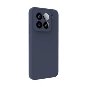 Back panel cover Evelatus Xiaomi 15 Premium Magnetic Soft Touch Silicone Case Dark Blue